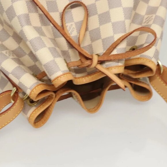 LOUIS VUITTON Damier Azur Noe Shoulder Bag N42222 LV Auth 121627 - Picture 7 of 15